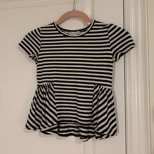 love, Fire Girls S Peplum T-shirt NWT